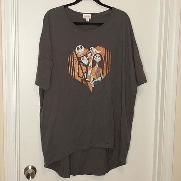 LuLaRoe Tops - Lularoe grey nightmare before Christmas Irma top